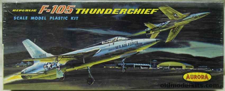 Aurora 1/78 Republic F-105 Thunderchief, 123-100 plastic model kit